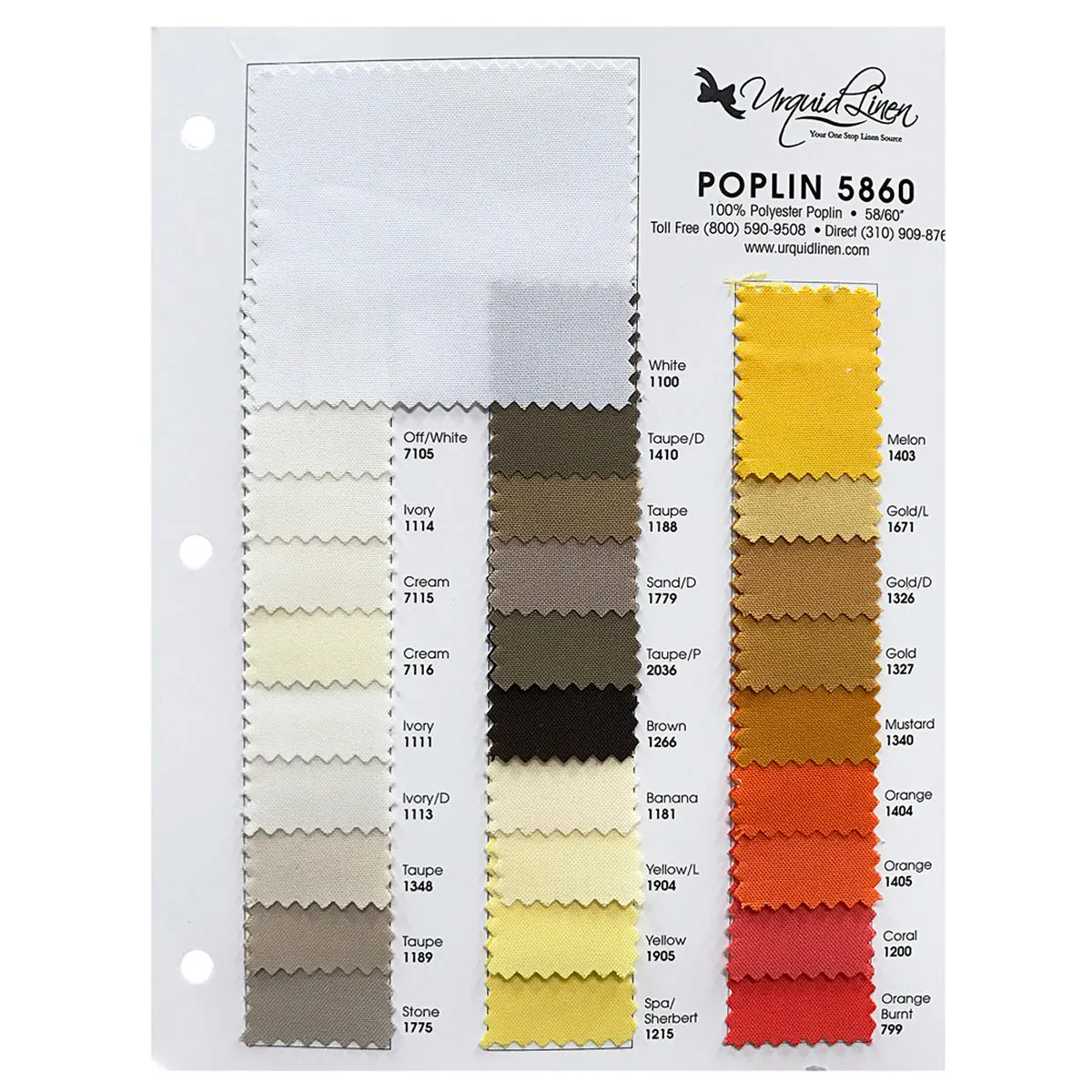 1pc - Premium Poly (Poplin) Table Linen 120" Round - Taupe 1189