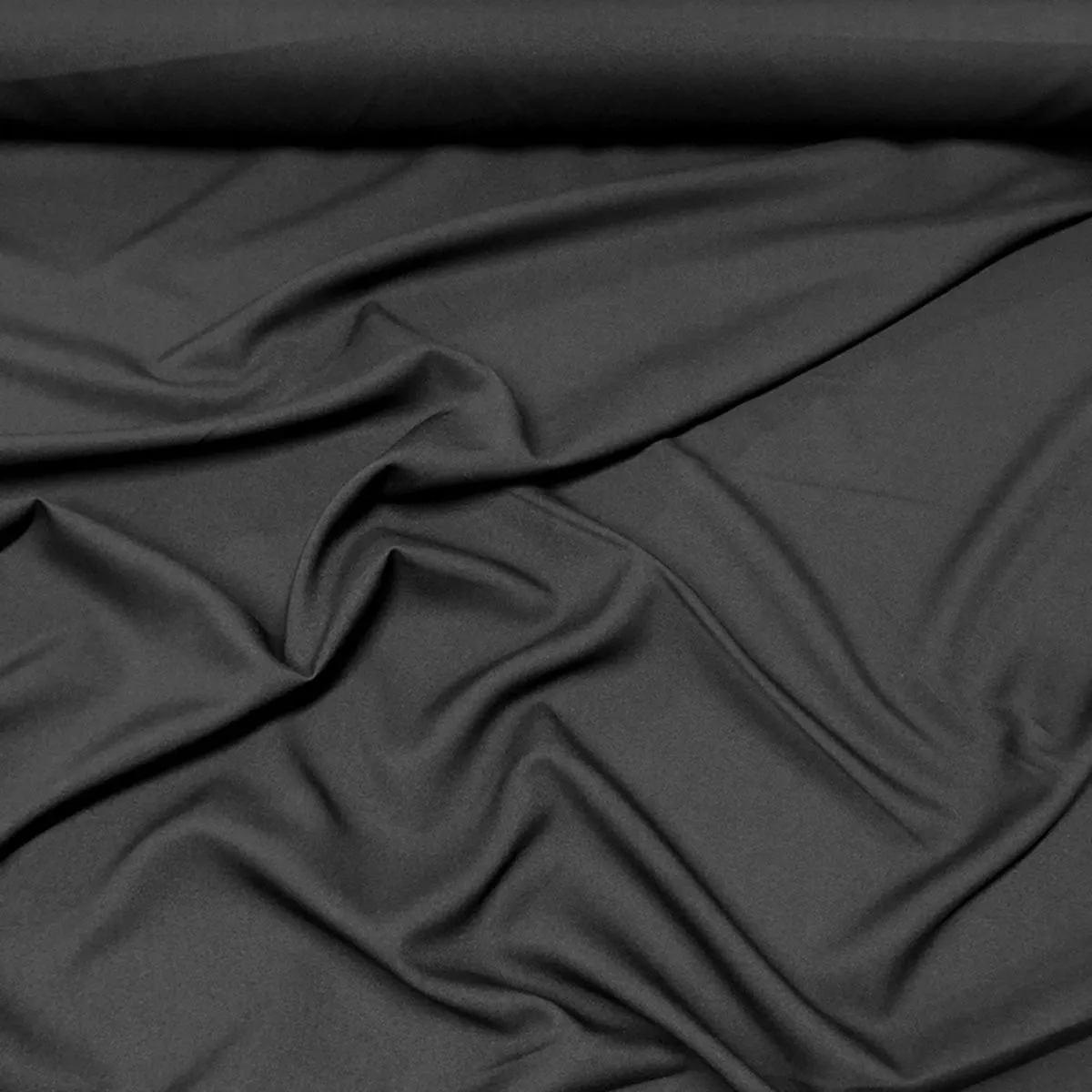 1pc - Premium Poly (Poplin) Table Linen 85"x85" Square - Black
