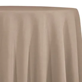 1pc - Premium Poly (Poplin) Table Linen 90"x156" Banquet - Taupe 1189