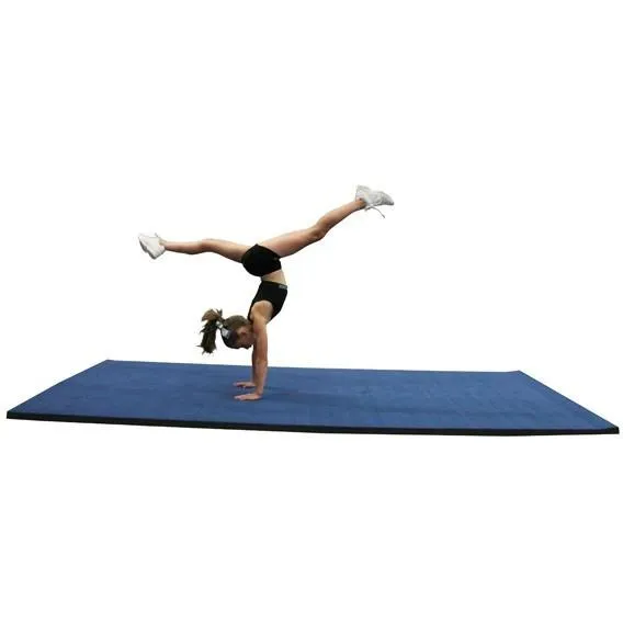 6 metre Cannons UK Rollaway Gymnastics Wrestling Martial Arts Mat Vinyl Top Blue or Black