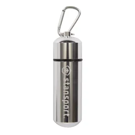 Aluminum Container Capsule-Xl-Blue, Green And Silver Asst